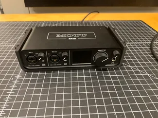 A better MOTU M2 & M6 underdesk mount v2