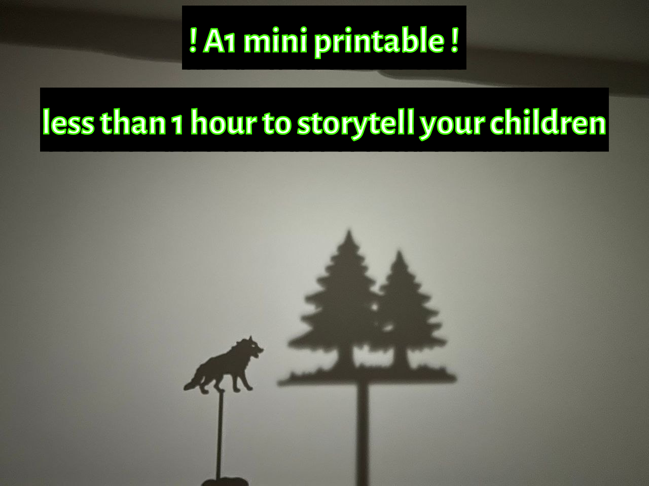 Shadow Puppet Set – Little red riding hood