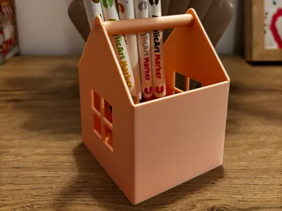 House Pencil Holder