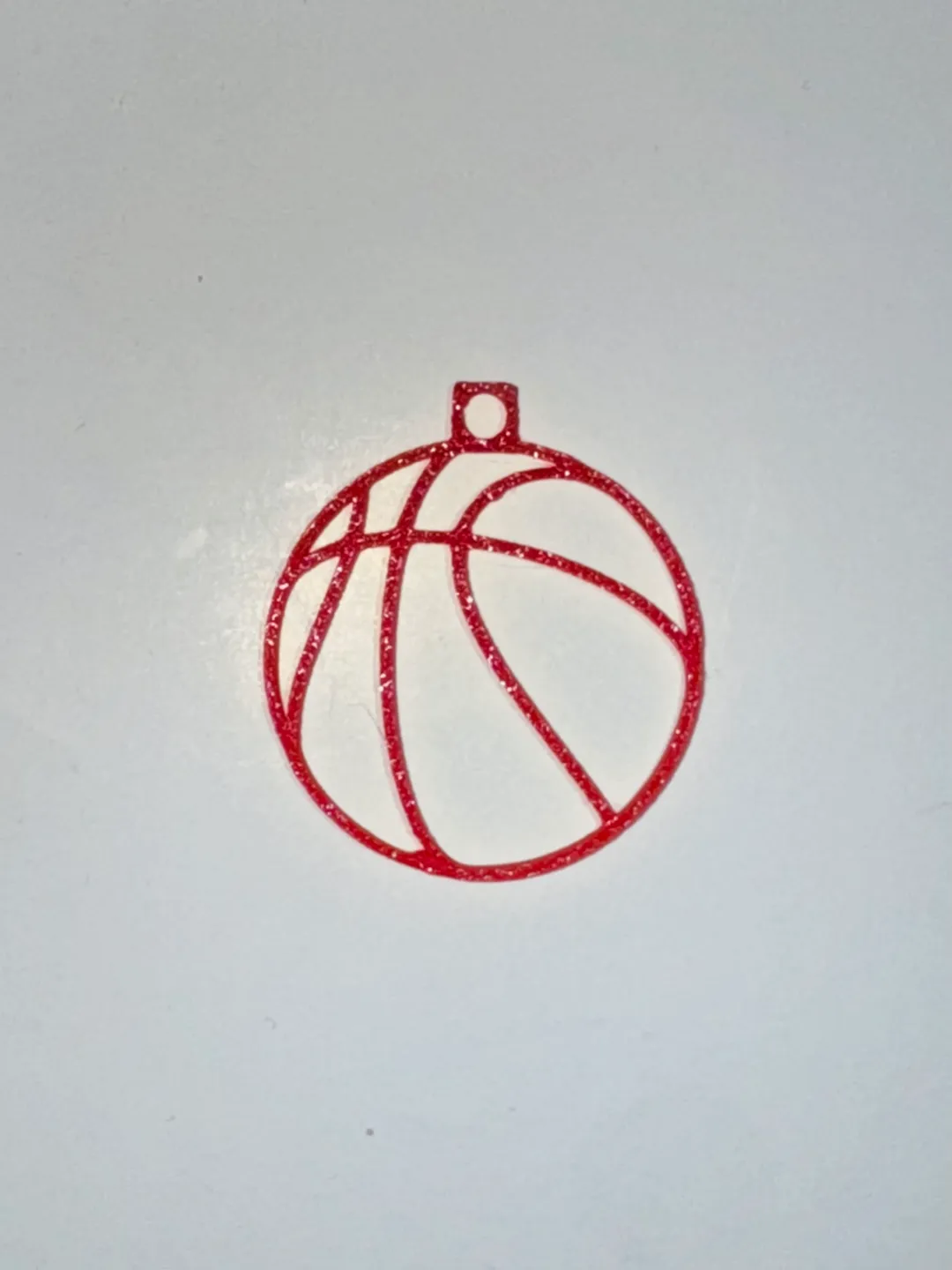 Wireframe Basketball Earrings view 4