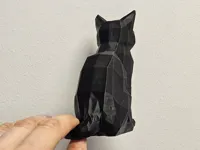 Chat géométrique low poly — photo 4