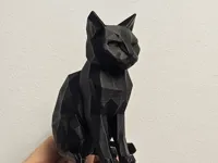 Chat géométrique low poly — photo 3