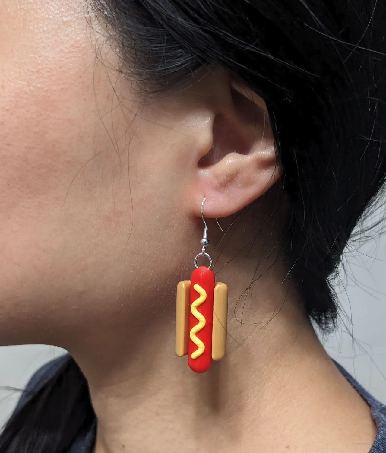 Hot Dog Earrings view 3