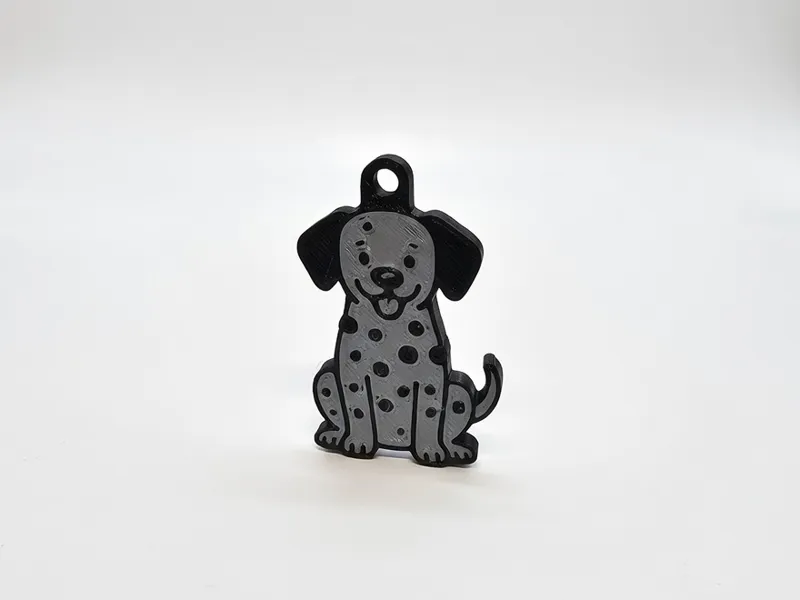 Dalmatian Keychain - Adorabile Cucciolo Maculato