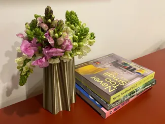 Organic Fluted Vase