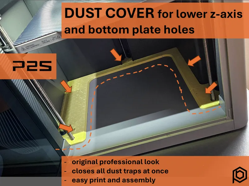 P2S - V2 Cover für Z-Achse und Bodenöffnungen