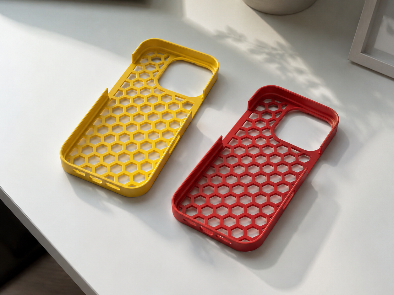 Cover a nido d'ape per IPhone16 Pro