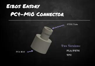 Eibos Easdry dryer PTFE to PC4-M10 Connector