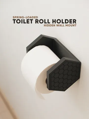 Soporte: Toilet Roll Holder - Hidden Wall Mount — vista de referencia 2