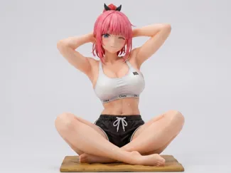 Cute woman - Sweating after exercise