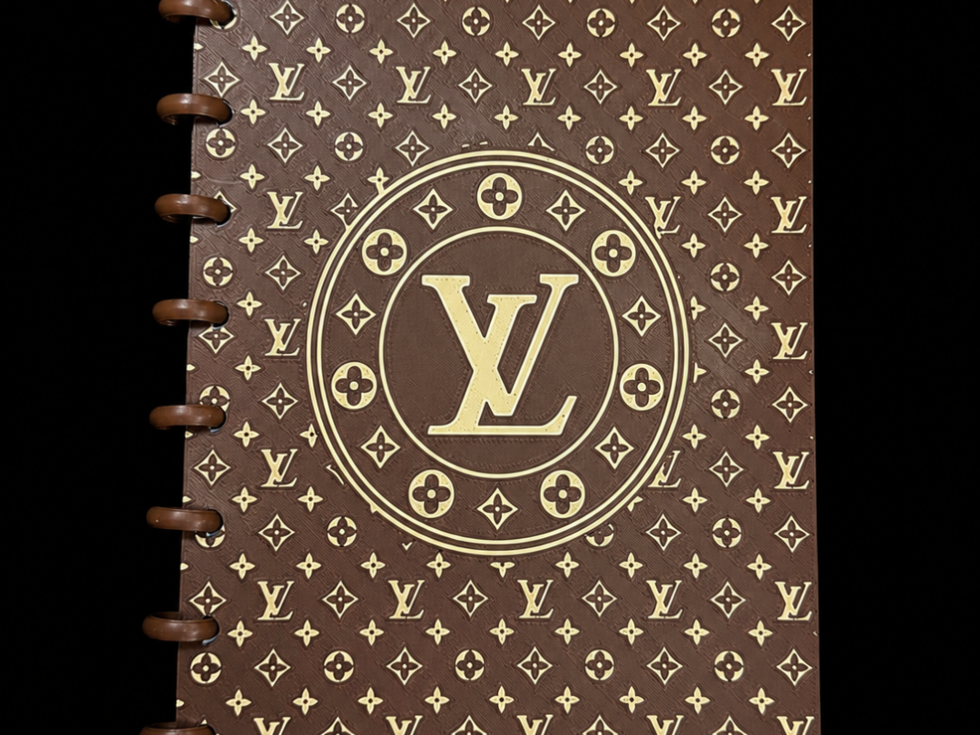 Louis Vuitton luxury inspired A5 notebook cover - 1