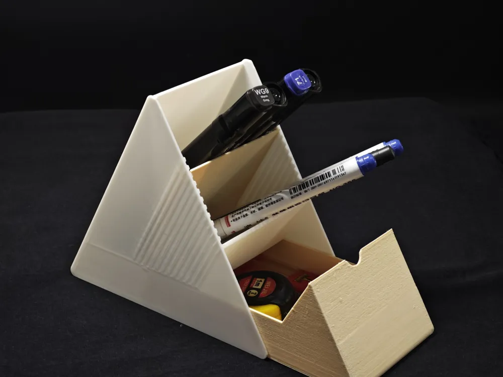 Pyramid Slanted Desktop Organizer | Multi-Compartment Divisions ...