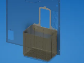 Multibin Waste bin holder for P1/X1 series