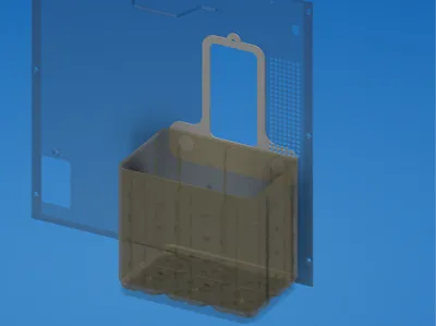 Multibin Waste bin holder for P1/X1 series