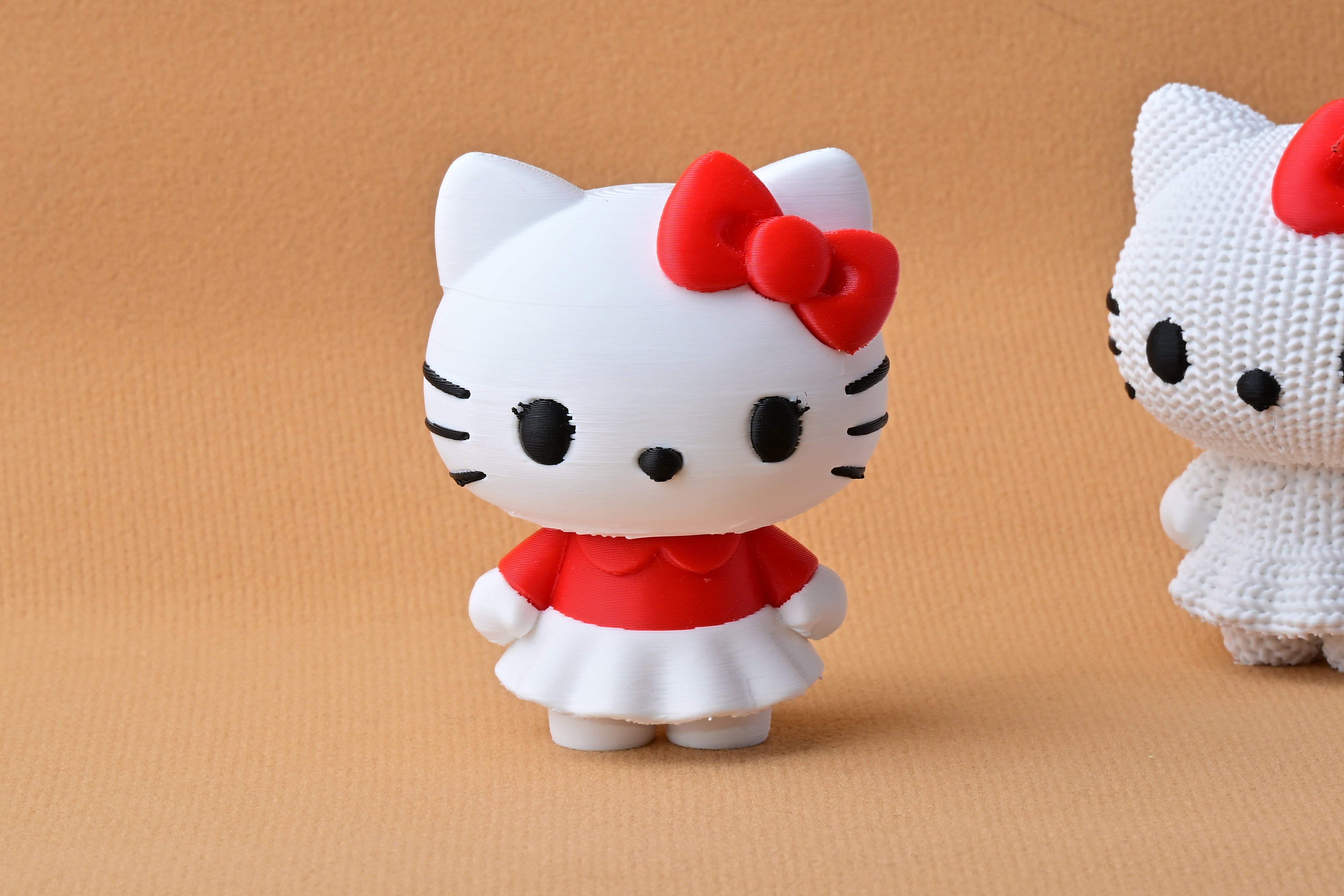 Miniatura 1 do modelo 3D 编织hello kity（无纹理+针织纹理）