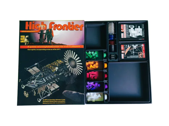High Frontier first edition board game Insert