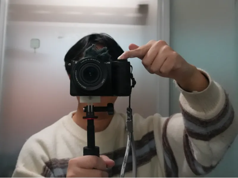 索尼相机手持三脚架转接件（三脚架适配dji action之类的运动相机）