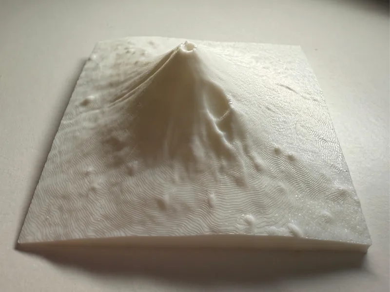 Mount Fuji Topography