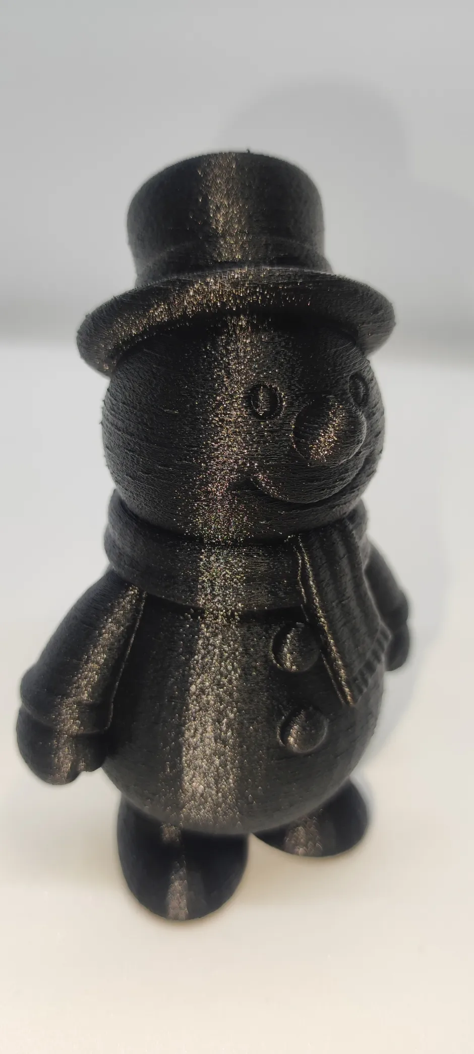 Sweet Christmas snowman figurine - Free 3D Print Model - MakerWorld