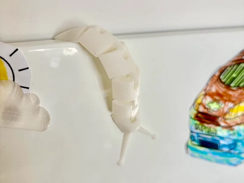 Articulated Slug with embedded magnets (6x3)