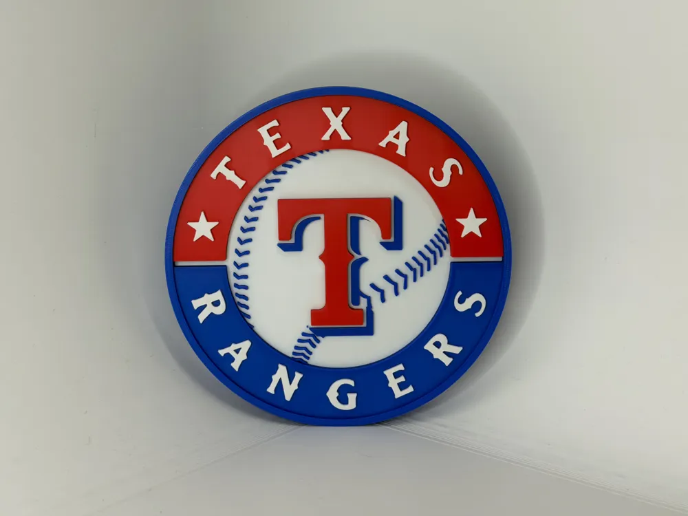 Texas Rangers 2003 Texas Rangers Logo 2003 - Free 3D Print Model - MakerWorld