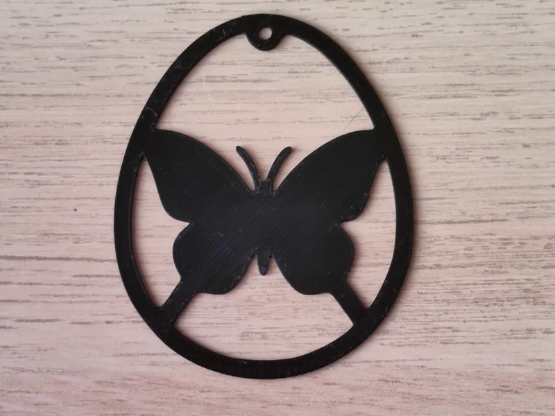 Easter Ornament - Spring Butterfly Pendant