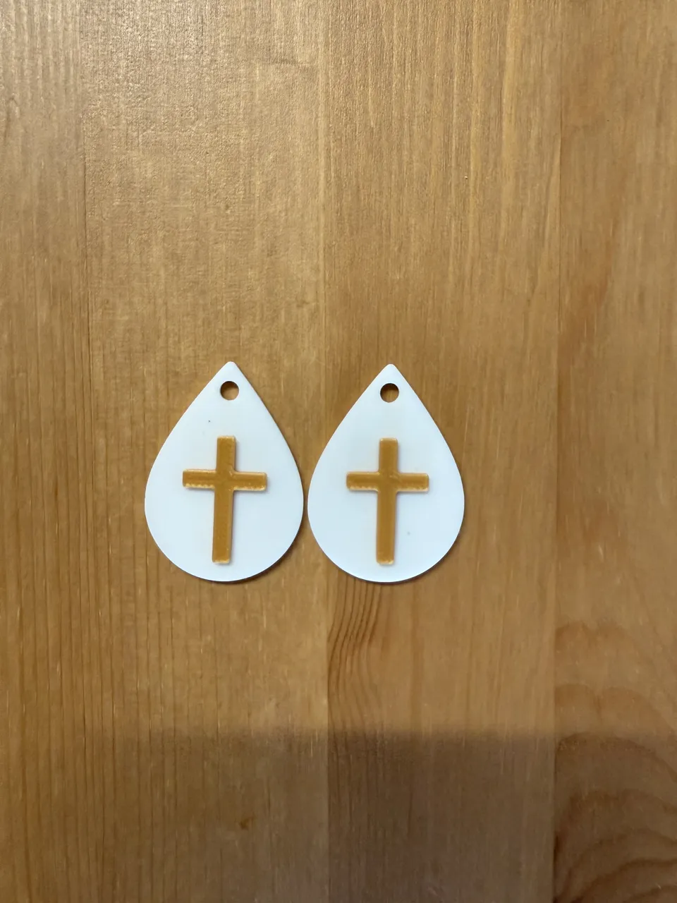 Cross Earrings view 2