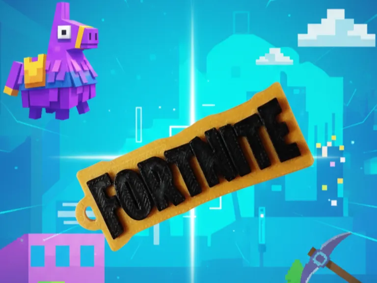 Fortnite Keychain logo