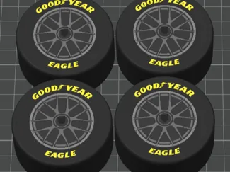 Losi NASCAR Display Wheels
