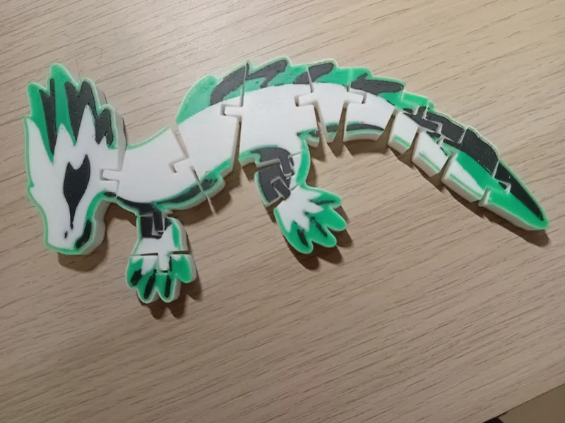 tiny flexi dragon