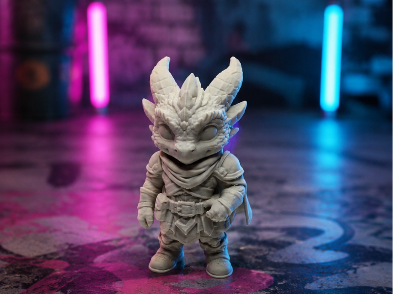 Drachen Held "Hornspitz" Fantasy Miniatur