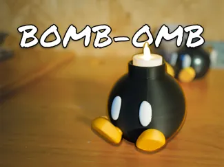BOMB-OMB candle base