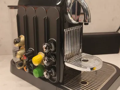 Nespresso pod holder (5 per row, 1-4 rows)