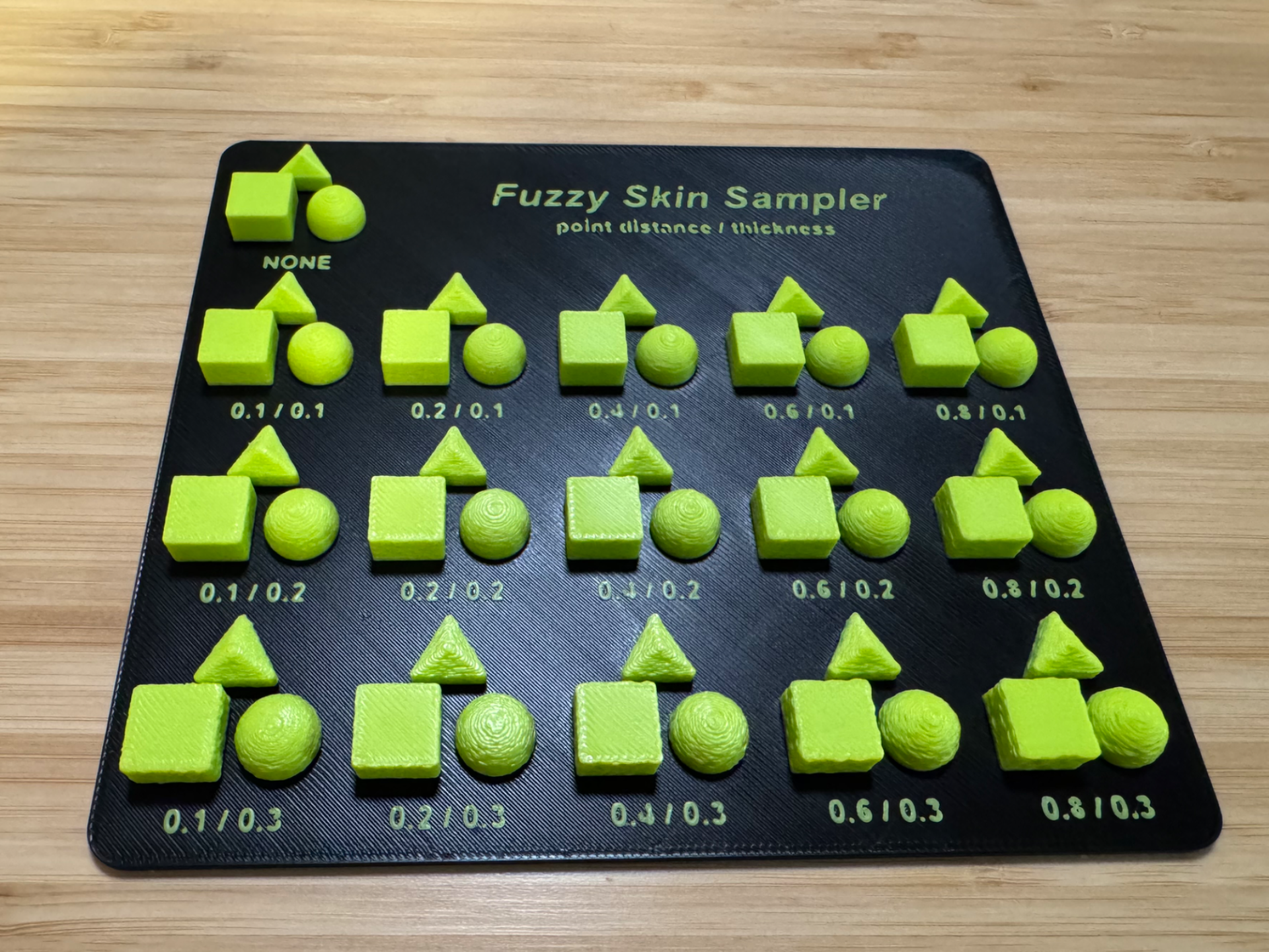 Multi-Shape Fuzzy Skin Sampler