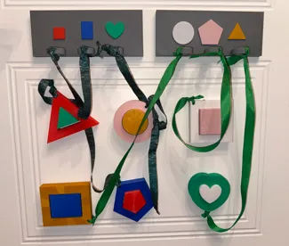 Montessori manipulation board