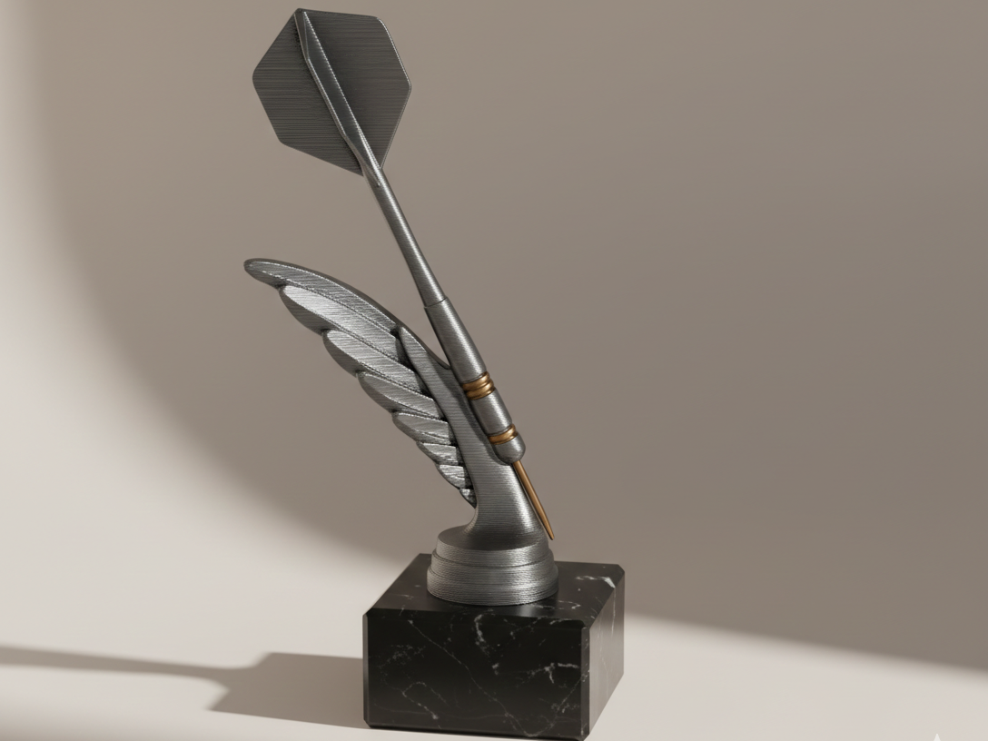 Miniatura 2 do modelo 3D DARTS TROPHY WINGS