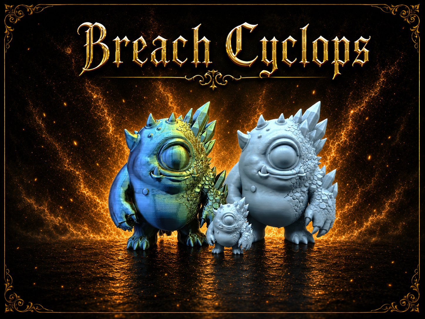 Breach Cyclops Miniature – Fantasy Creature