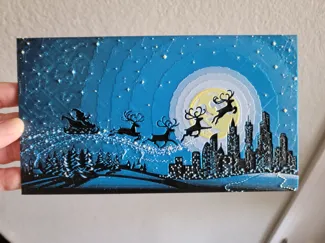Santa's Sleigh HueForge