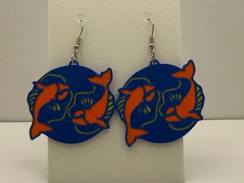 Pisces Earrings - Zodiac Series