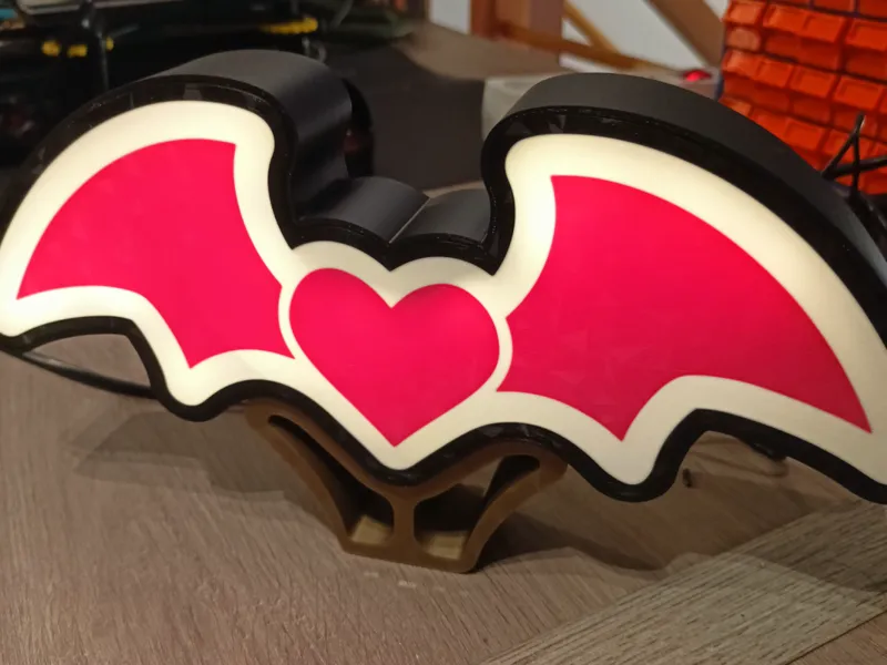 HEART VAMPIRE LED LAMP