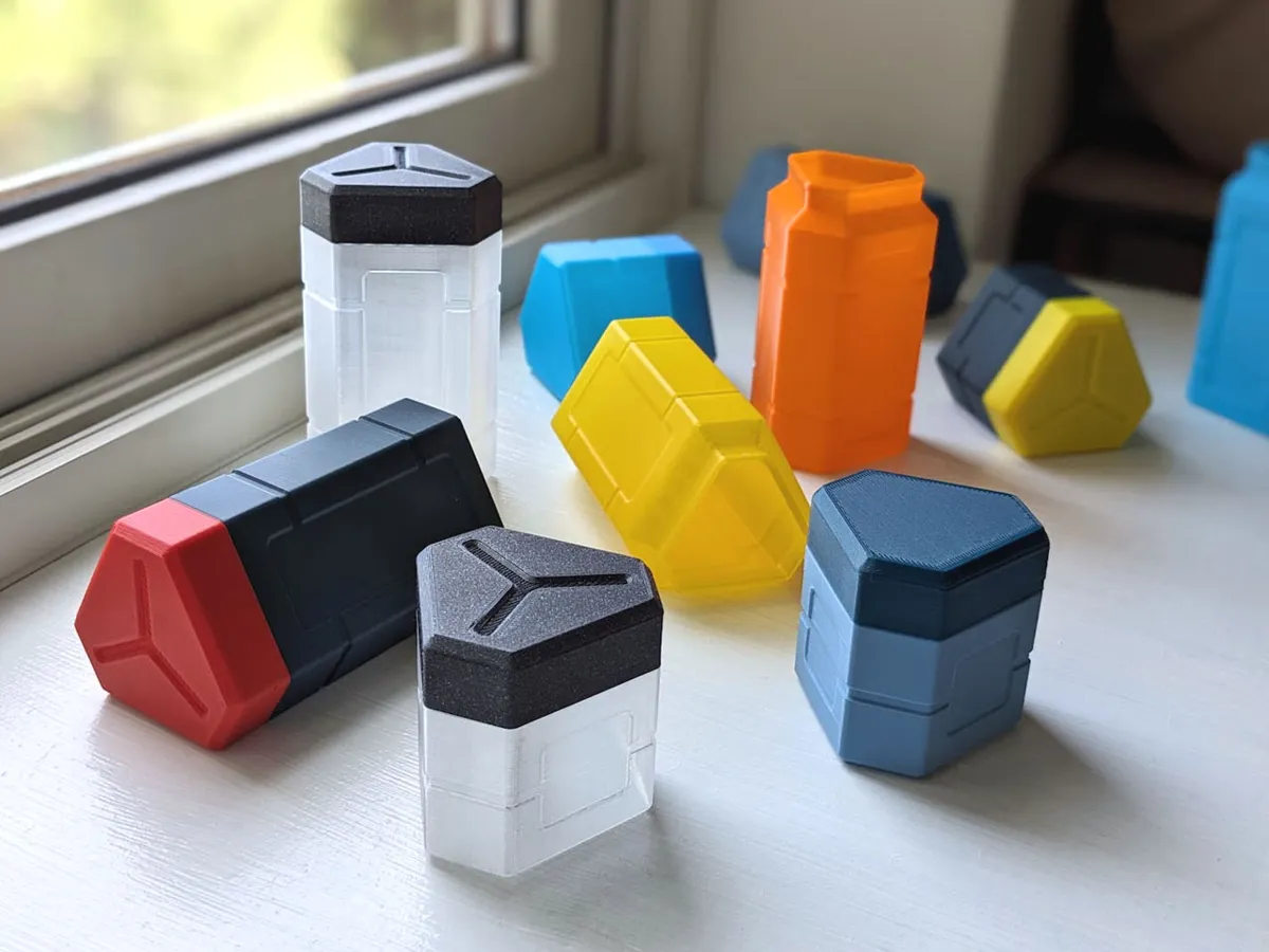 Boîte de rangement à couvercle clipsable
