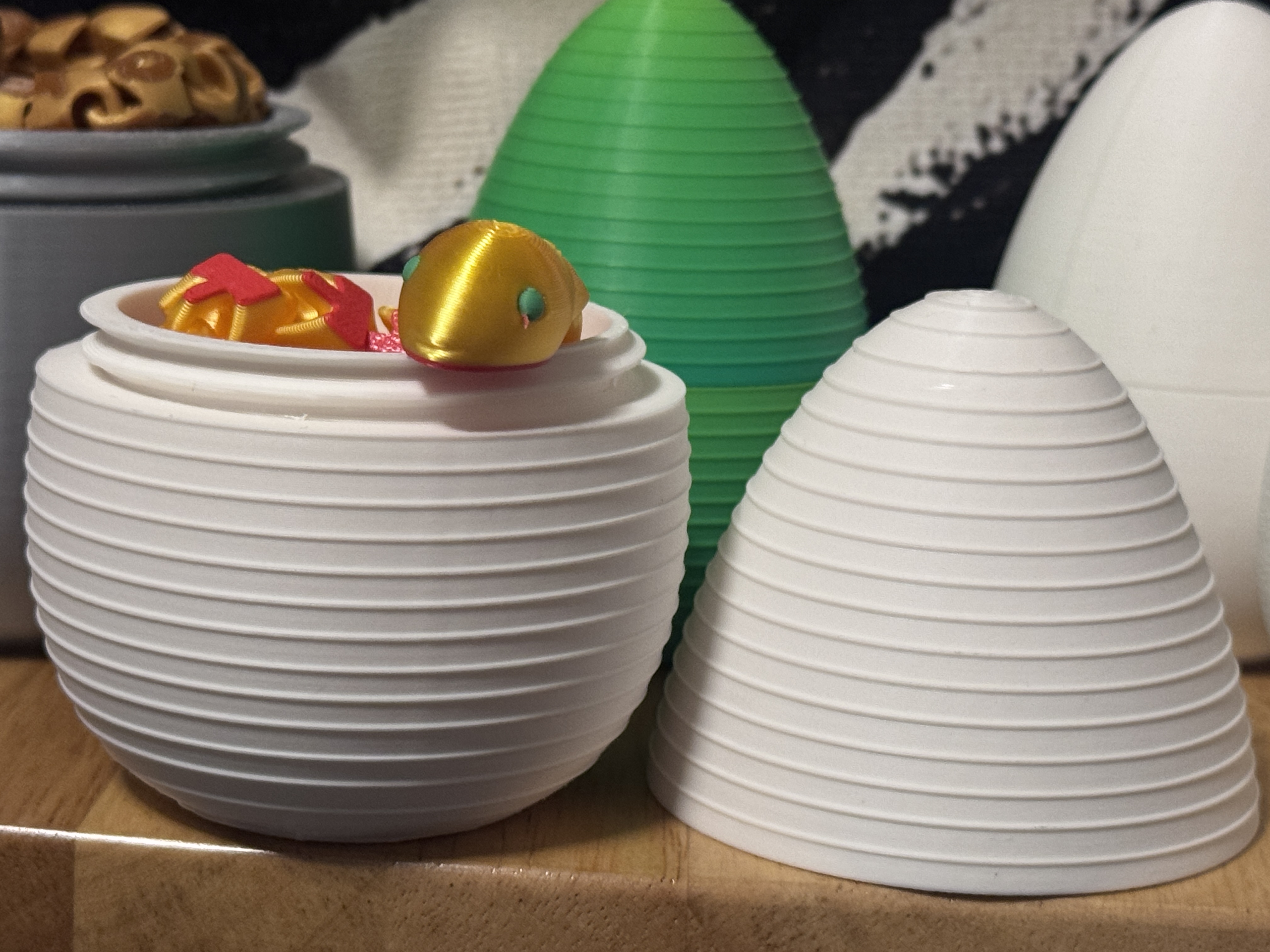 Miniatura 3 do modelo 3D Tiny Snake's Egg!