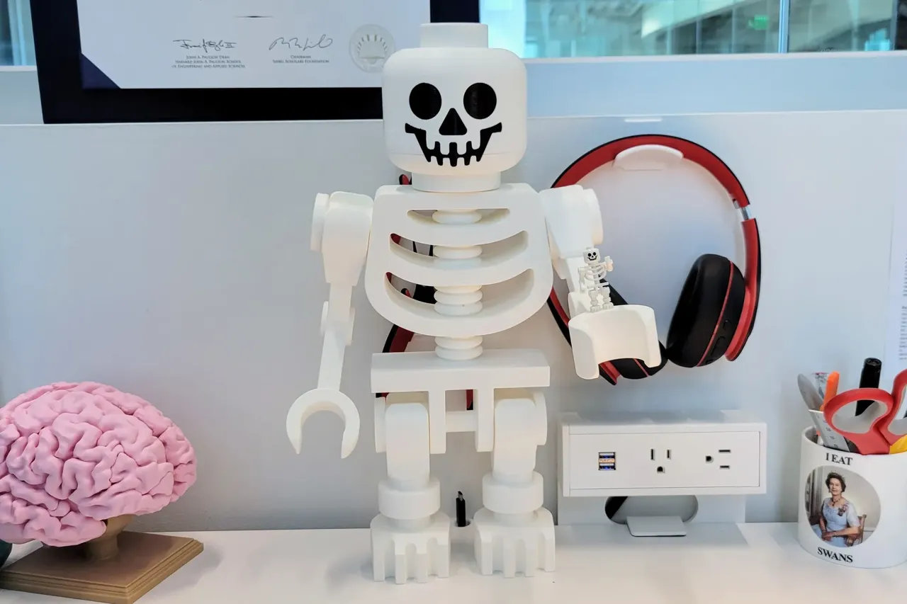 Mega Brick Skeleton (10:1 scale) view 2