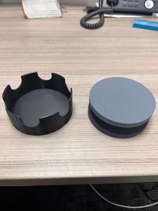 4" inch round machinist crystolon stone holder