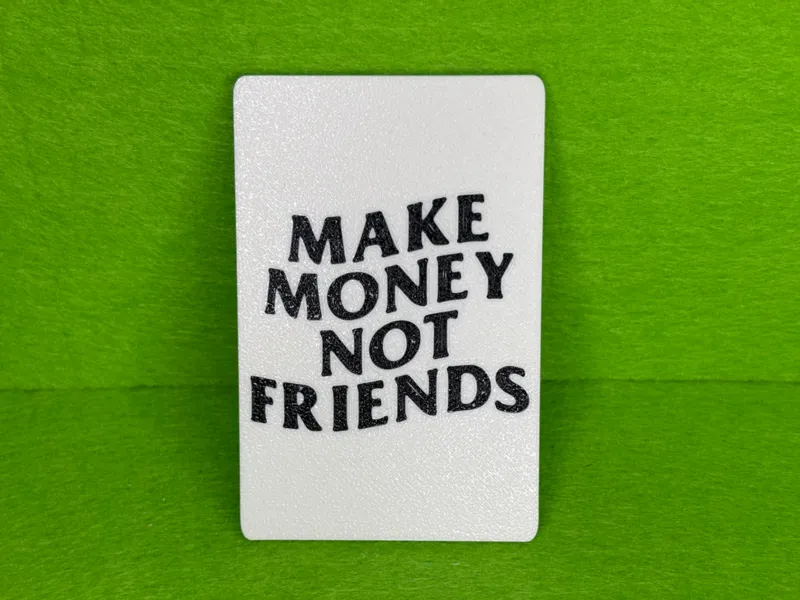 Cover per Bancomat Make Money Not Friends