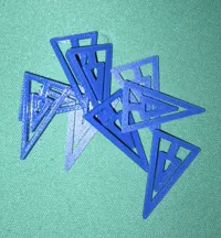 Set of 9 paperclips - 0.2mm layer, 2 walls, 15% infill