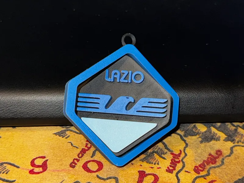 Portachiavi Lazio Scudetto Aquila Stilizzata