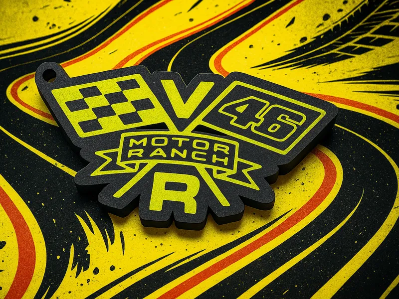 VR46 Moto Ranch Keychain