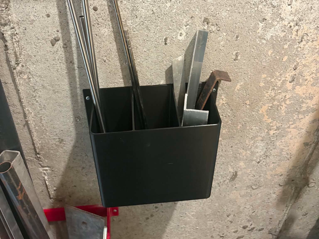 Vertical Material / Tool Storage - Wall mount