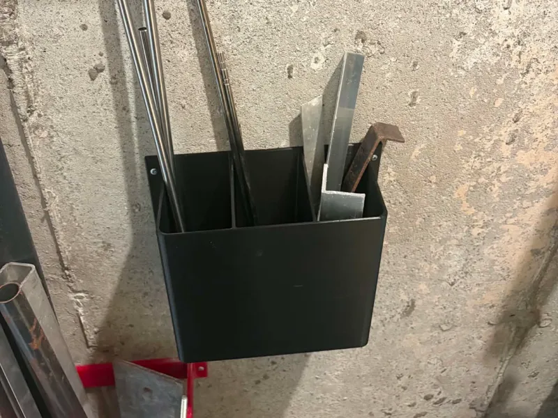 Vertical Material / Tool Storage - Wall mount